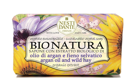 BIONATURA - Jabón Vegetal - Argan y Hierba Silvestre - 250g