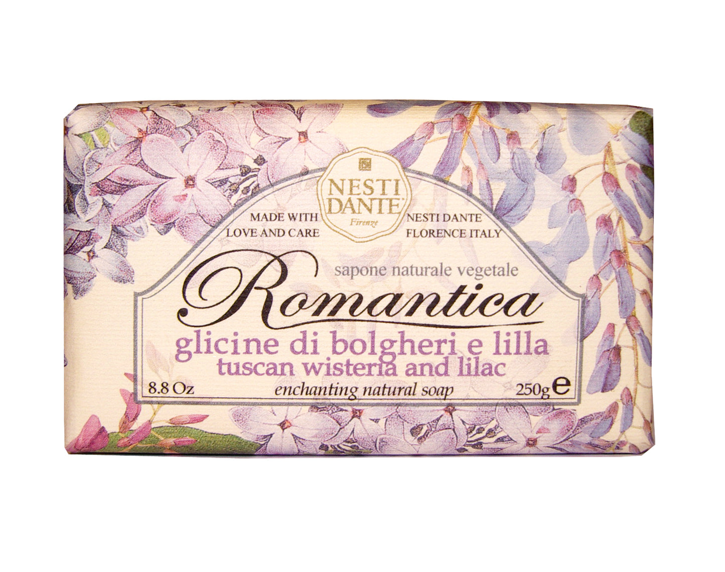 ROMANTICA - Jabón Vegetal - Glicina y Lila - 250g