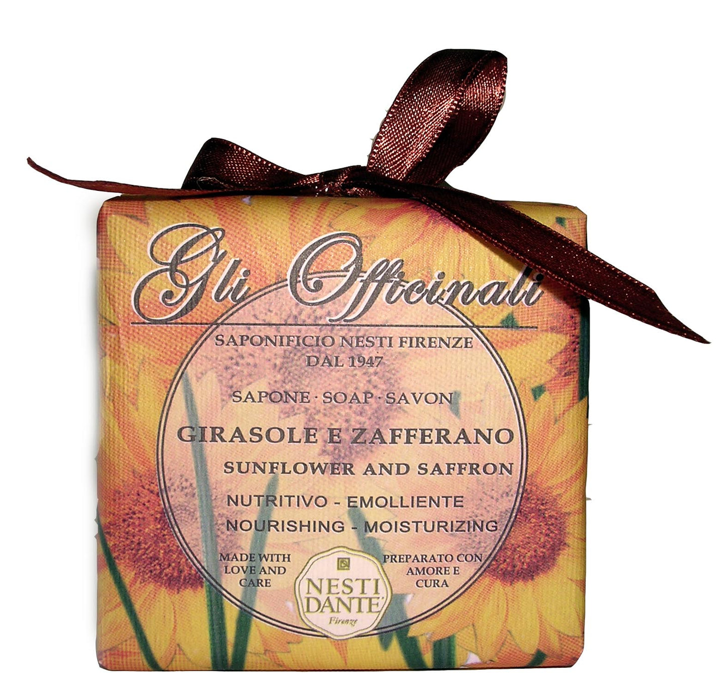 GLI OFFICINALI - Jabón Vegetal - Girasol y Azafrán - 200g