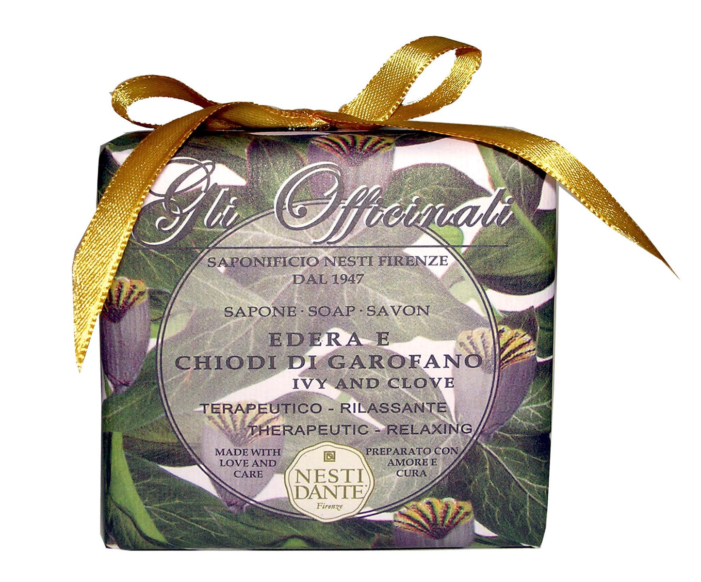 GLI OFFICINALI - Jabón Vegetal - Hiedras y Clavo de Olor - 200g