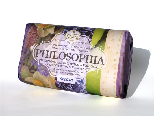 PHILOSOPHIA - Jabón Vegetal con ingredientes activos - Cream and Pearls - 250g
