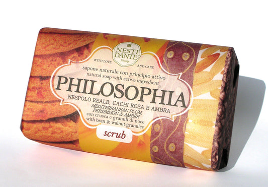 PHILOSOPHIA - Jabón Vegetal con ingredientes activos - Scrub - 250g