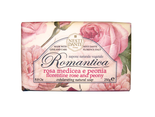 ROMANTICA - Jabón Vegetal - Rosa y Peonia - 250g